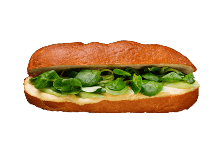Gluténmentes humuszos szendvics