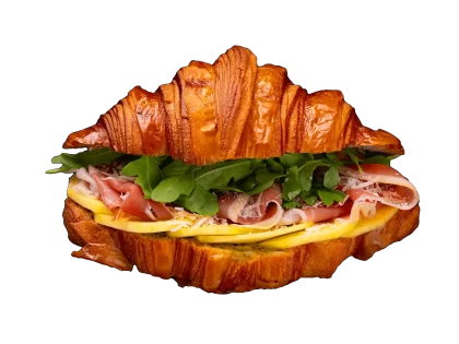 Serrano sonkás croissant
